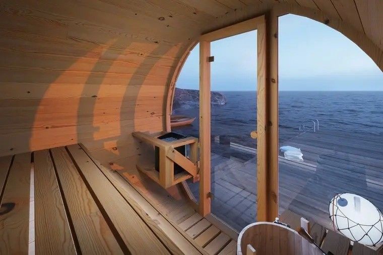 2025 Деревянная сауна из массива на 4-6 человек для сухого пара, бочка из ели, кедра, канадского, с печью, для отеля и сертификатом CE
